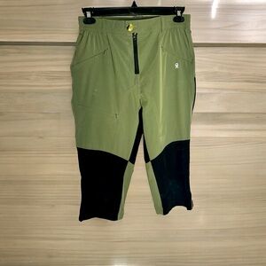 Little Donkey DK 3/4 Length Green/Black Quick Dry Pants